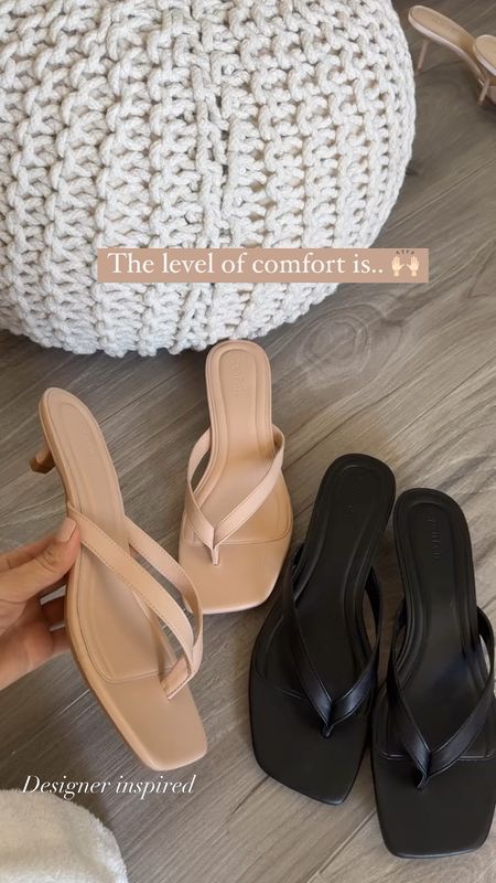 Designer inspired sandals for a fraction of the price. The level of comfort is amazing!! I can see myself waking with them all day long in Italy 🇮🇹 
They run tts 
Kitten heels sandals 


#LTKSeasonal #LTKShoeCrush #LTKTravel