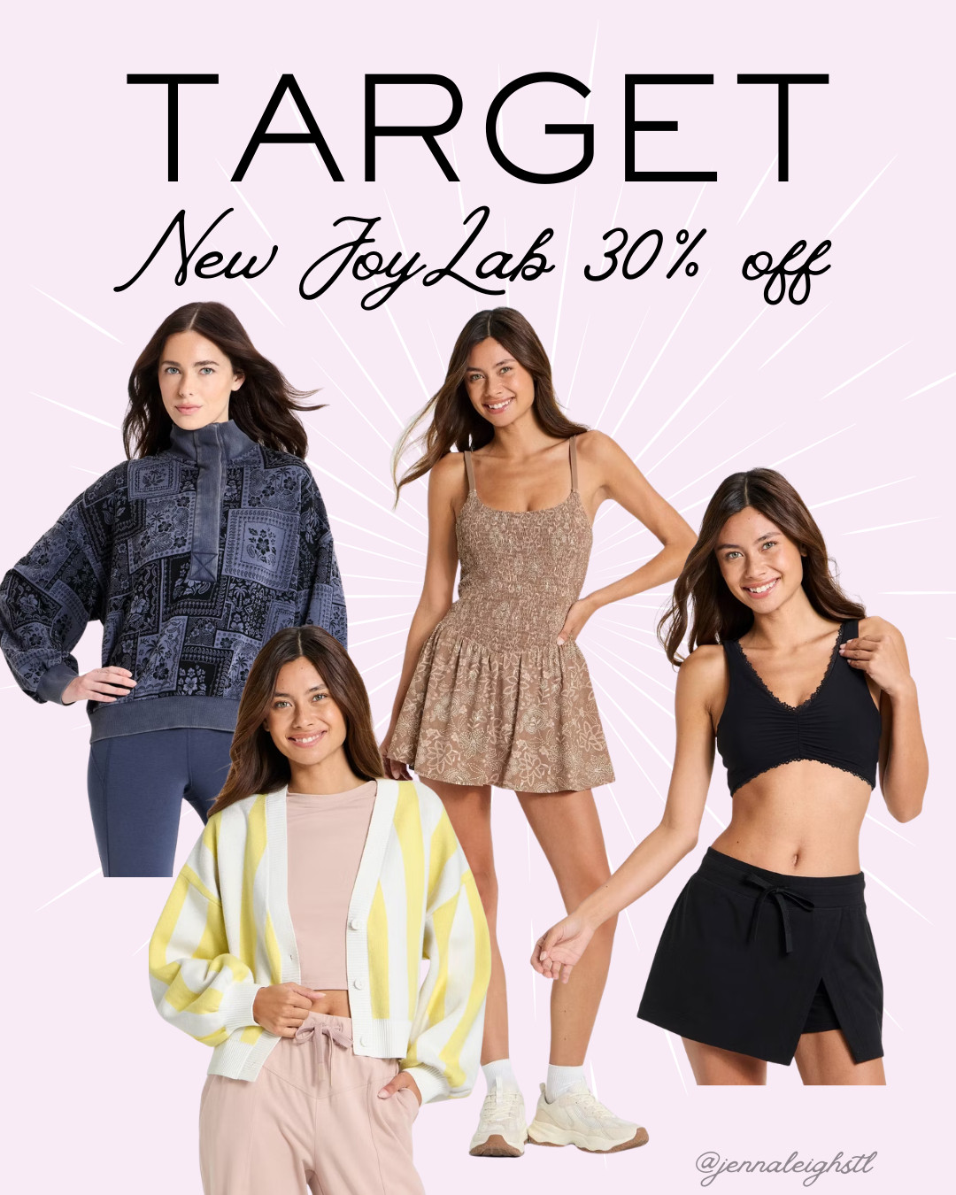 New JoyLab finds are hitting Target, and the timing couldn't be better because they're 30% off right now! Whether you're shopping for new workout pieces or comfy athleisure to wear on the go, this is the perfect time to grab your favorites before the sale ends. 

 #LTKActive #LTKSaleAlert #LTKMidsize