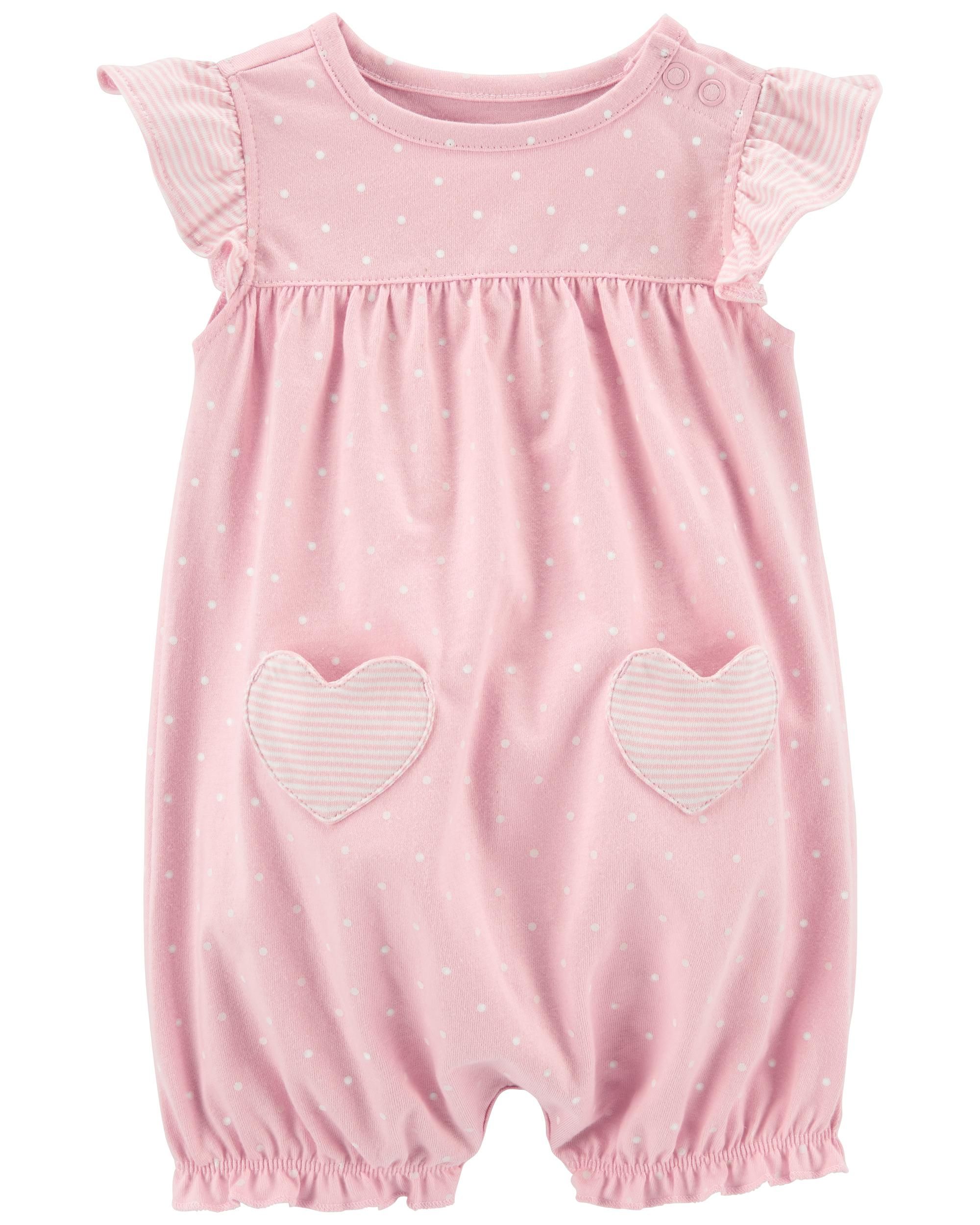 Baby Heart Snap-Up Romper | Carter's