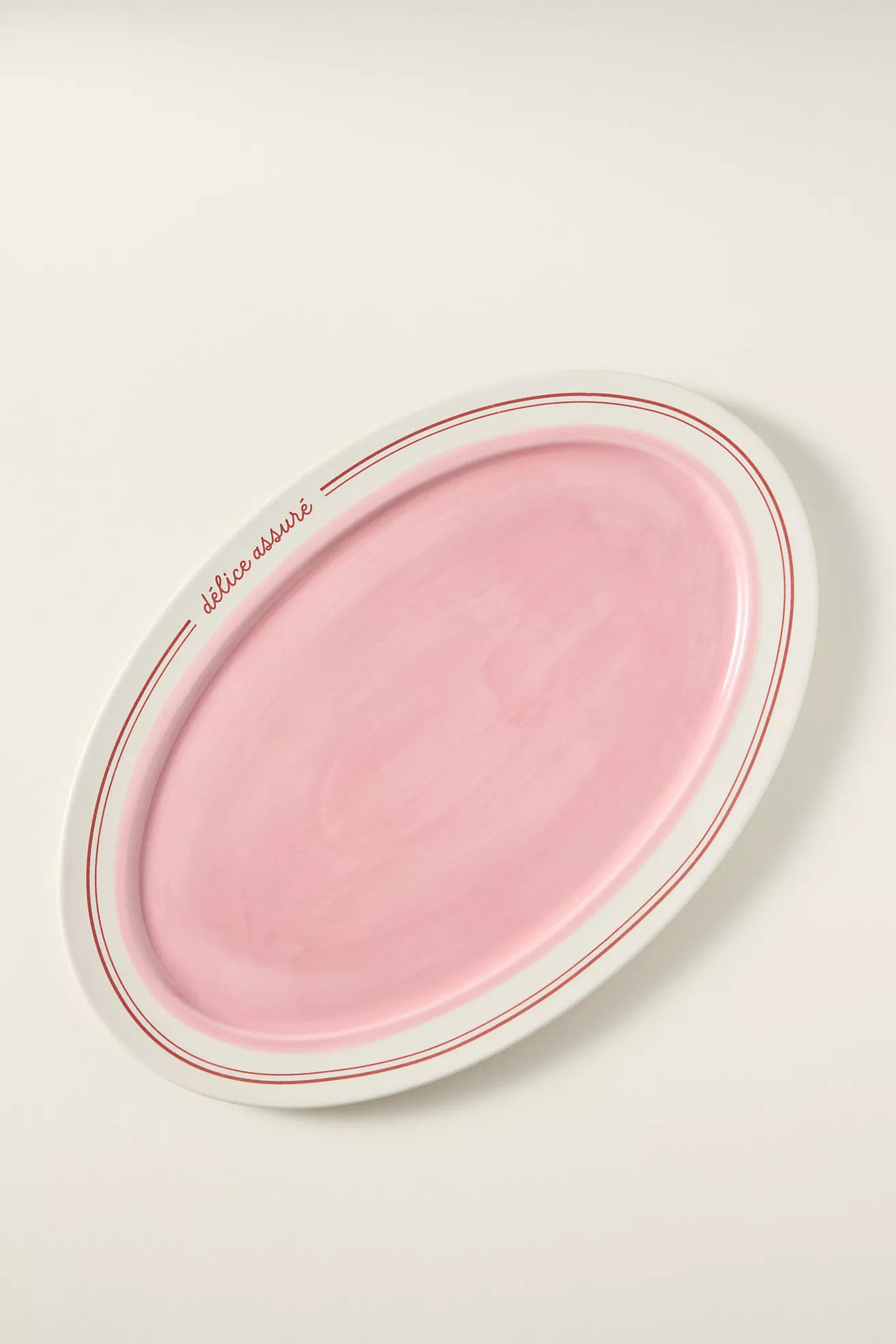 Café Violette Handpainted Stoneware Large Serving Platter | Anthropologie (US)