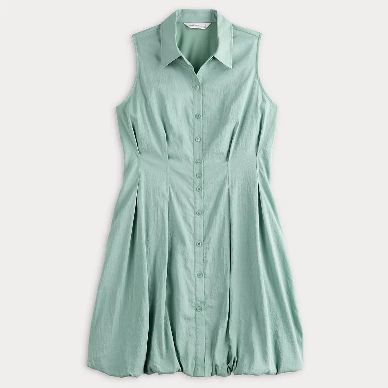 Women's Nine West Bubble Hem Shirt Dress | Kohl's