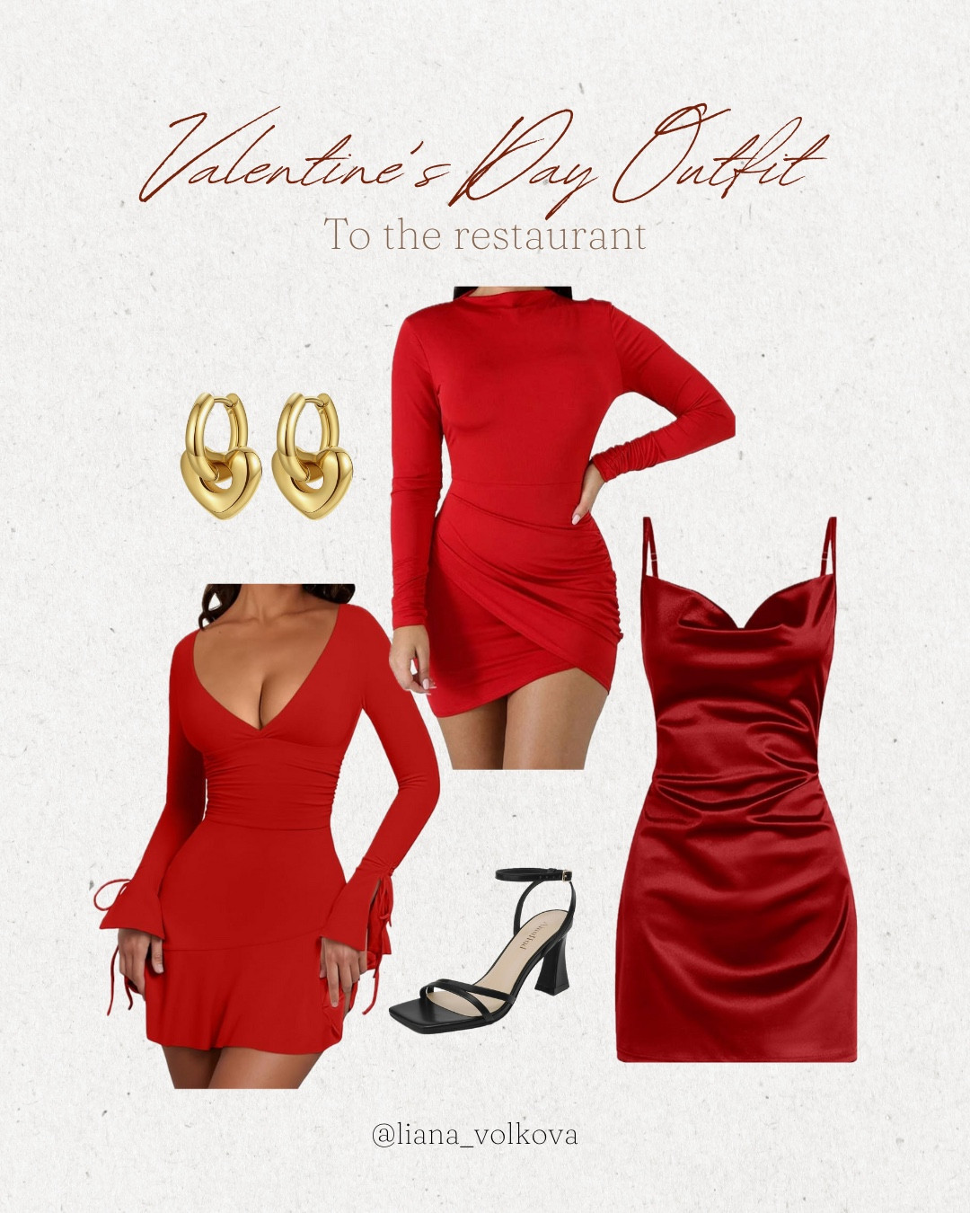 Valentine’s Day outfit idea ❤️ 

date night outfit | red dress | cute dress | red outfit 

#LTKootd #LTKValentine #LTKSeasonal