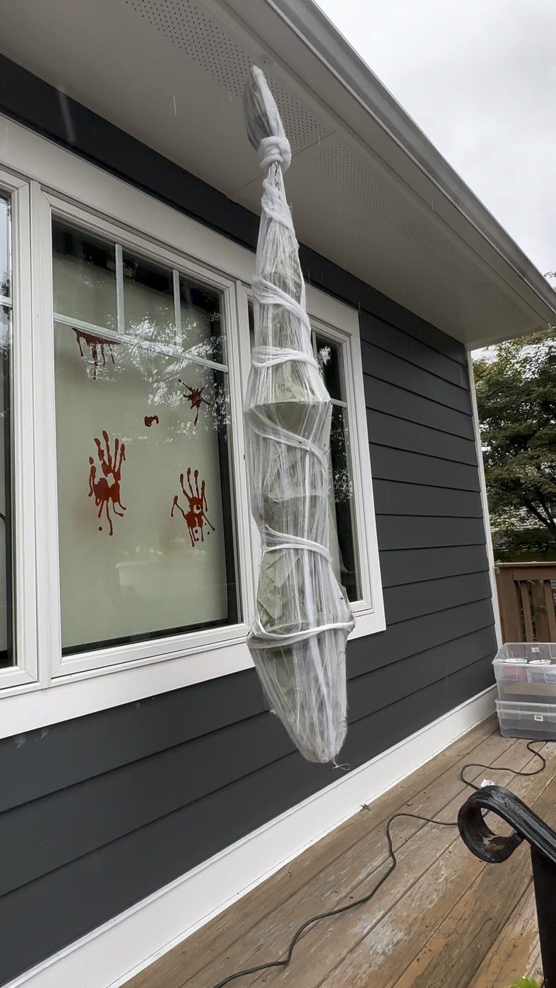 This mummy is so much fin for halloween. And the bloody handprints add that extra toucj. 

#LTKSeasonal #LTKHalloween #LTKVideo