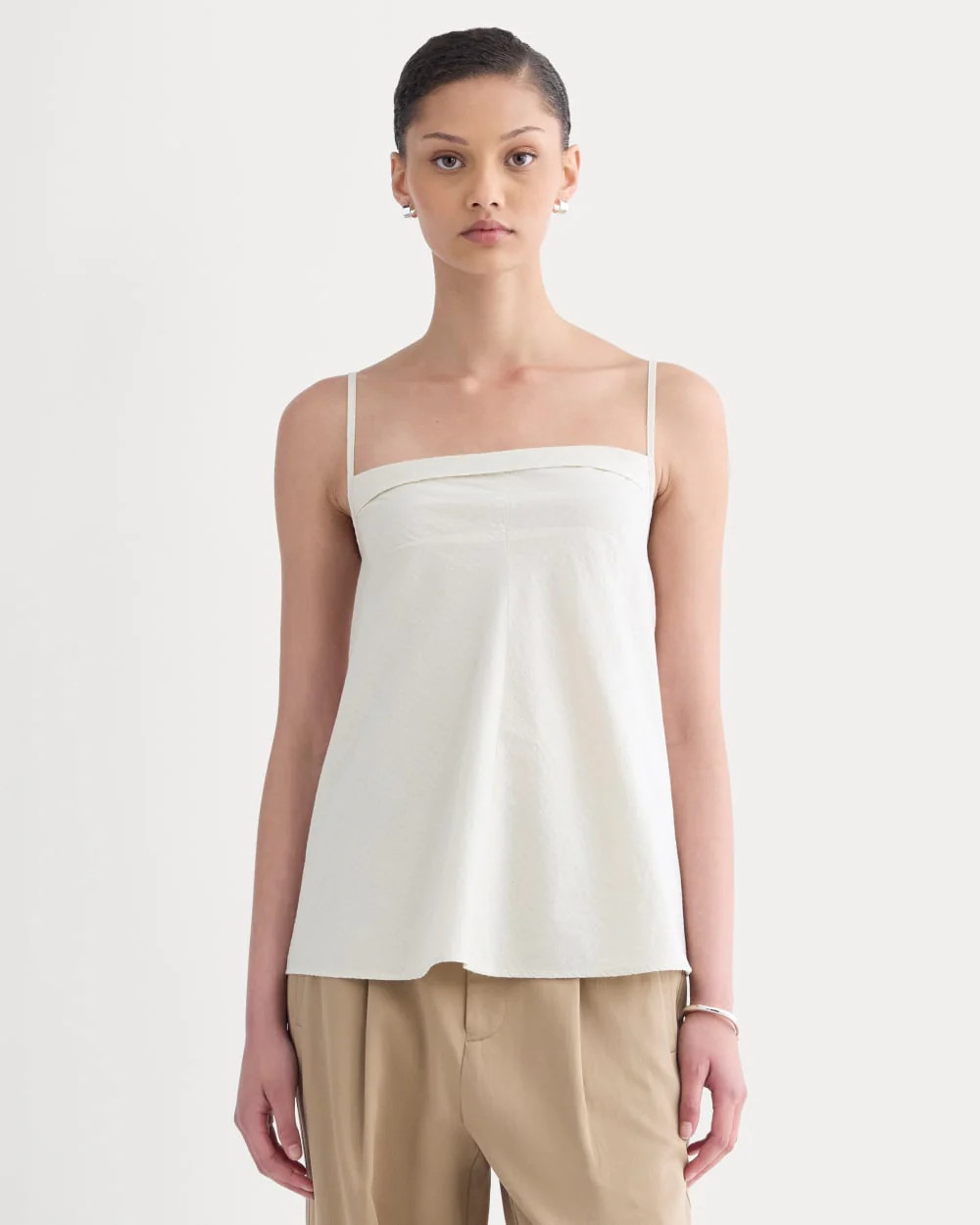 The Flowy Gauze Cami | Birch | Everlane