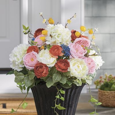 Mixed Blooms Urn Filler | Grandin Road | Grandin Road
