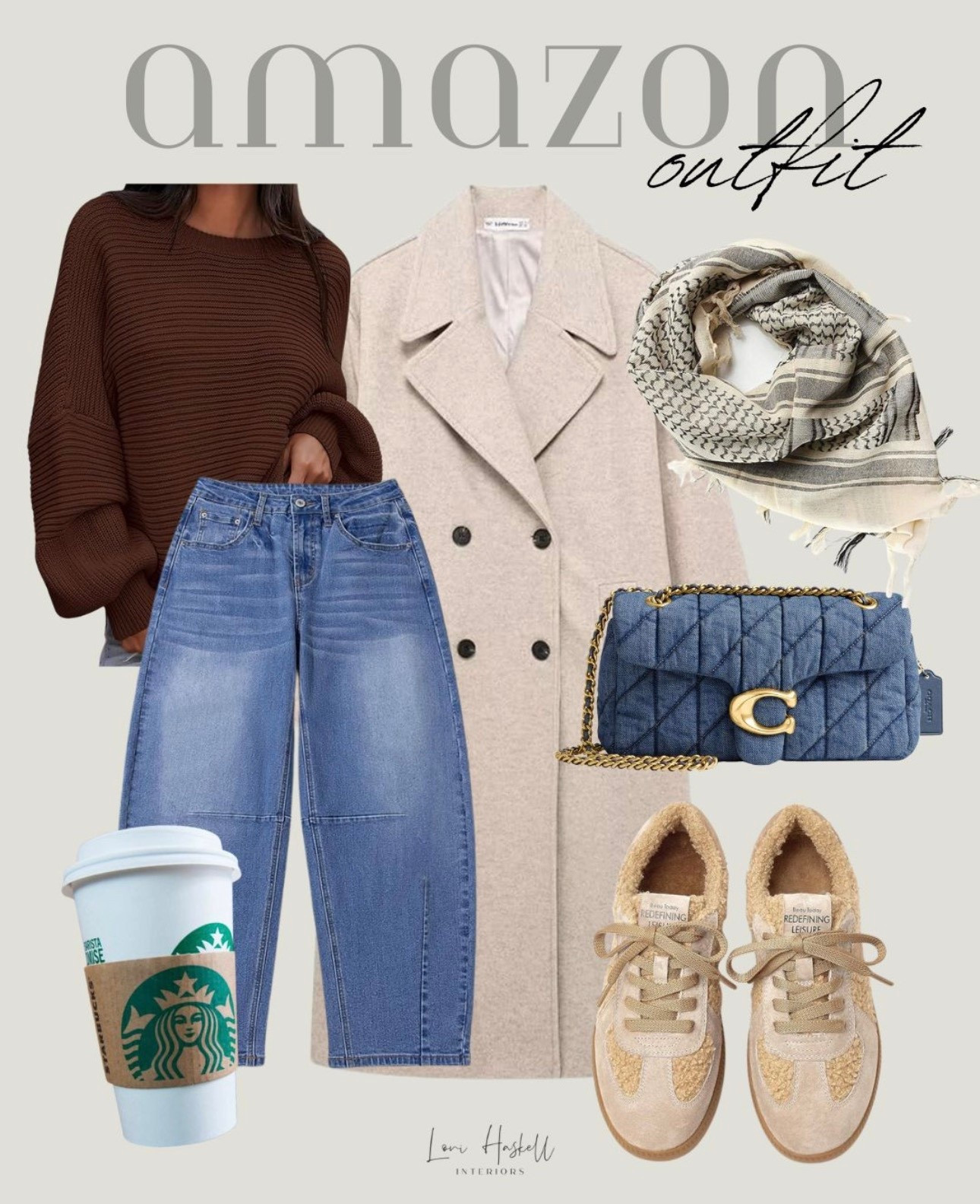 Elevated casual outfit, perfect for running errands and grabbing a coffee! 

Barrel jeans
Coach

#LTKootd #LTKMidsize #LTKOver40