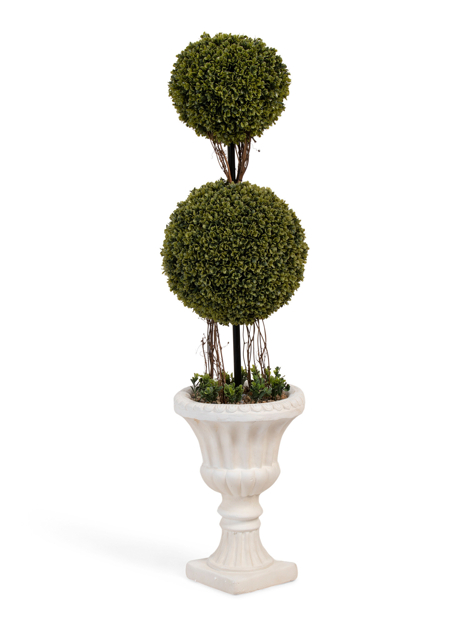 48in Uv Resistant Outdoor Faux Topiary In Pot | TJ Maxx