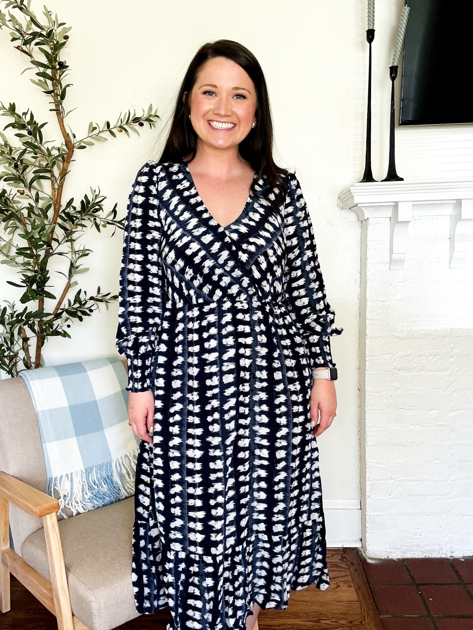 Maxi dress. Midi dress. Spring dress 