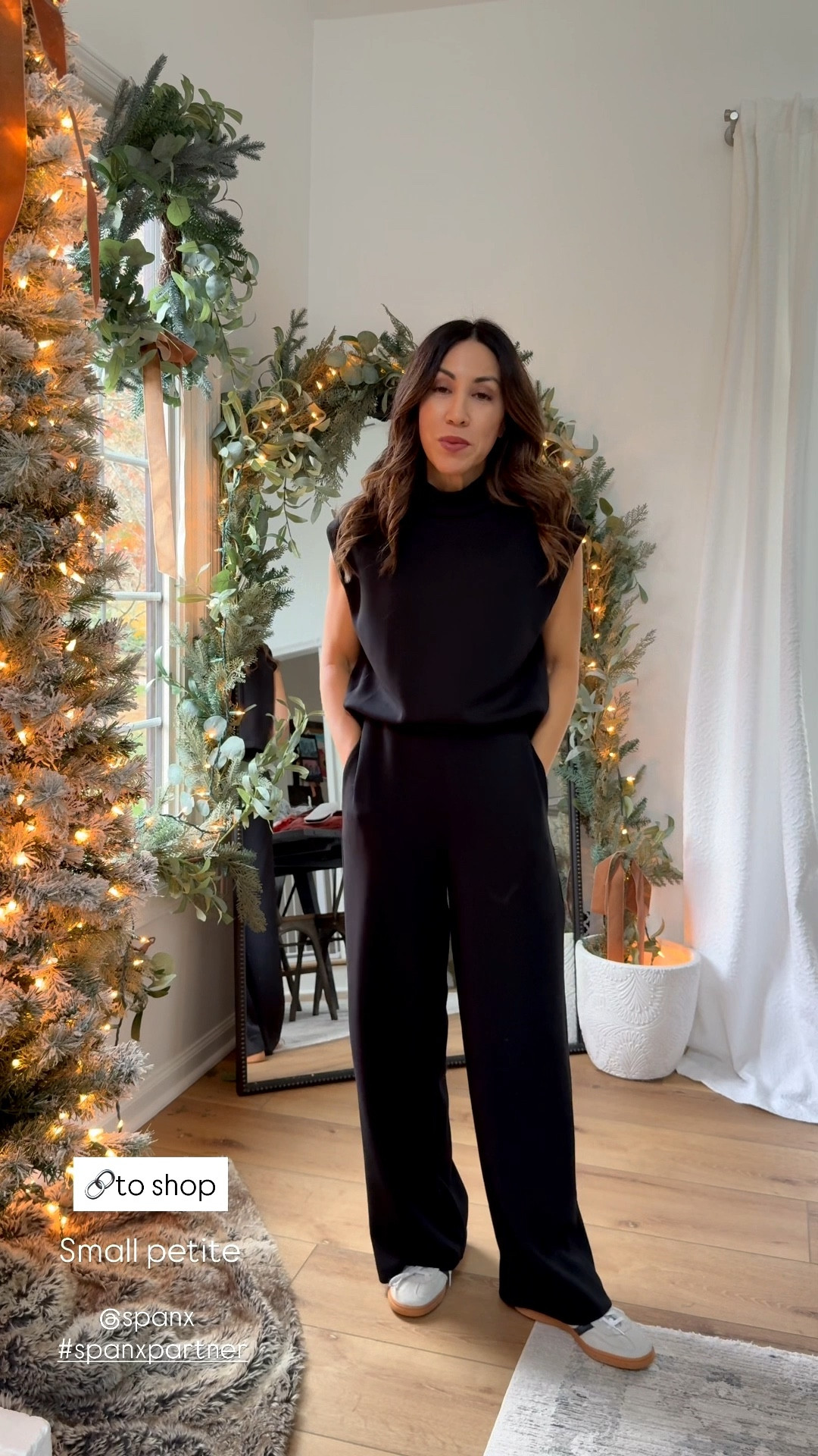 @spanx
#spanxpartner small petite jumpsuit

#LTKPetite #LTKCyberWeek #LTKSaleAlert