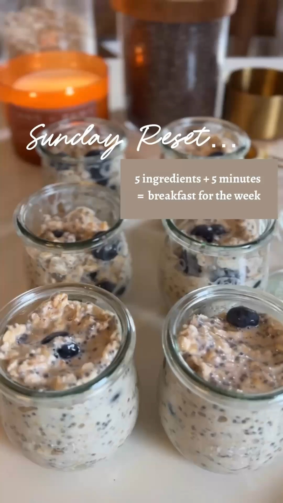 All you need are 5 mins and 5 ingredients to make these delicious overnight blueberry oats.

#LTKdayinmylife #LTKmorningroutine #LTKfoodie