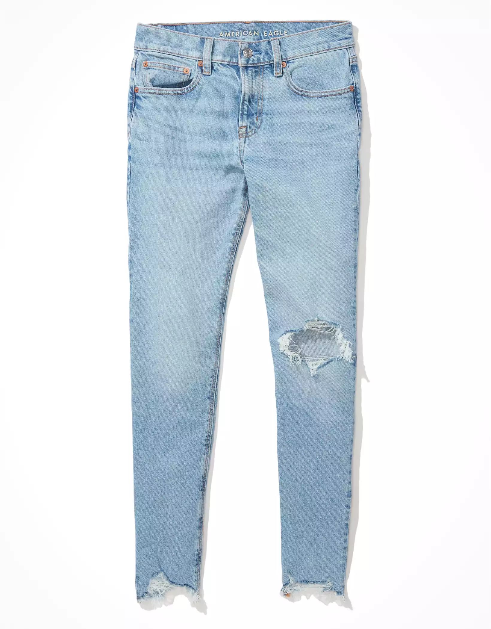 AE Stretch Ripped '90s Skinny Jean | American Eagle Outfitters (US & CA)