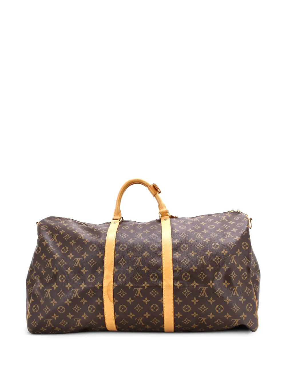 Louis Vuitton Pre-Owned Keepall Bandouliere Bag Monogram Canvas 60 travel bag - Brown | Farfetch Global
