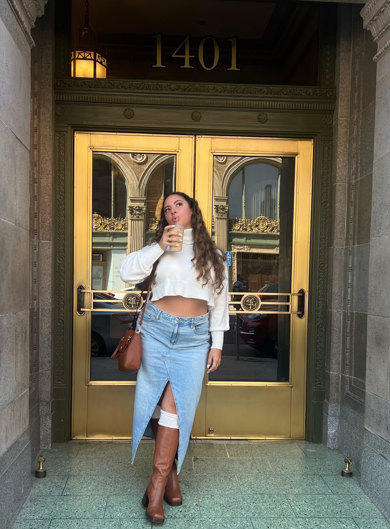 starting fall off with a denim skirt and boots 👢🫶🏽🤎

#LTKSeasonal #LTKCon #LTKstyletip