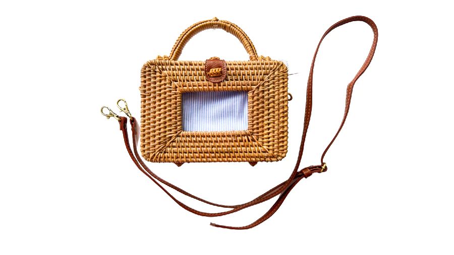 2x4 Rectangle Wicker Bag | Penny Linn Designs