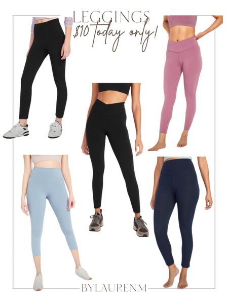 Today only deal! $10 leggings! Old navy power chill leggings only $10! 

#LTKfit #LTKunder100 #LTKunder50