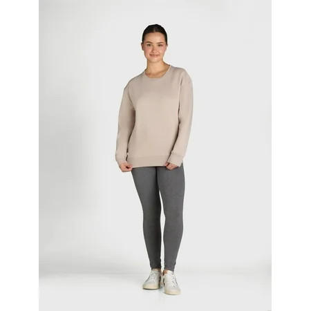 Athletic Works Women s Fleece Crewneck Sweatshirt Sizes XS-XXXL | Walmart (US)