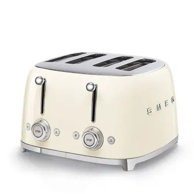 Smeg 4 Slice Long Slot 50s Style Toaster | Wayfair North America