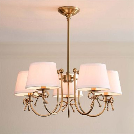 Click for more info about Forget-Me-Knot Bow Chandelier (24")