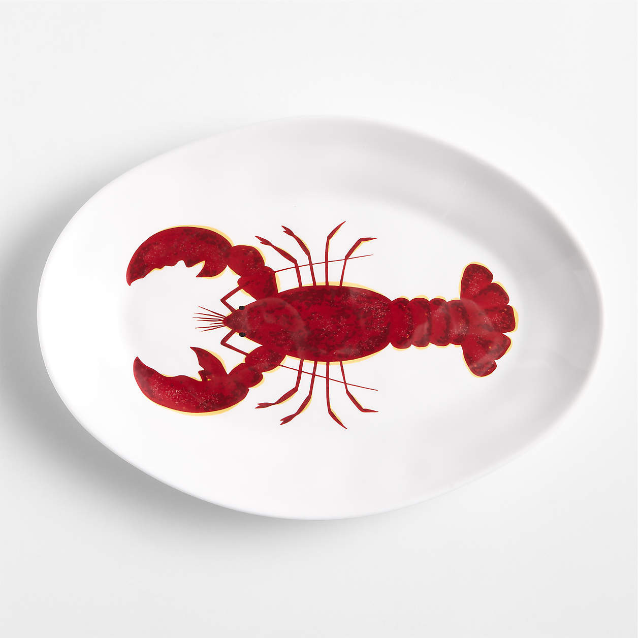 Seaside Melamine Oval Platter | Crate & Barrel | Crate & Barrel