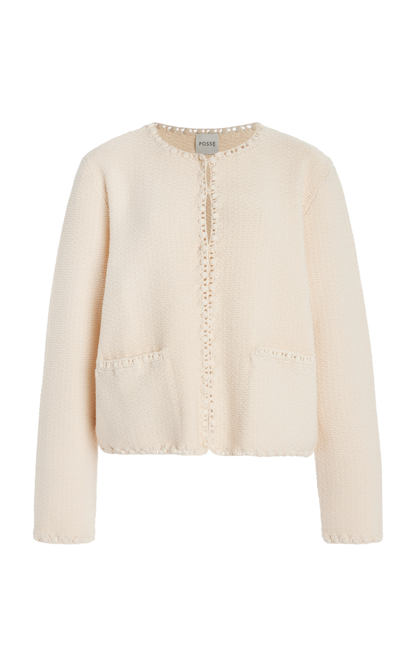 Posse - Exclusive Harlan Knit Jacket - Ivory - S - Moda Operandi | Moda Operandi (Global)