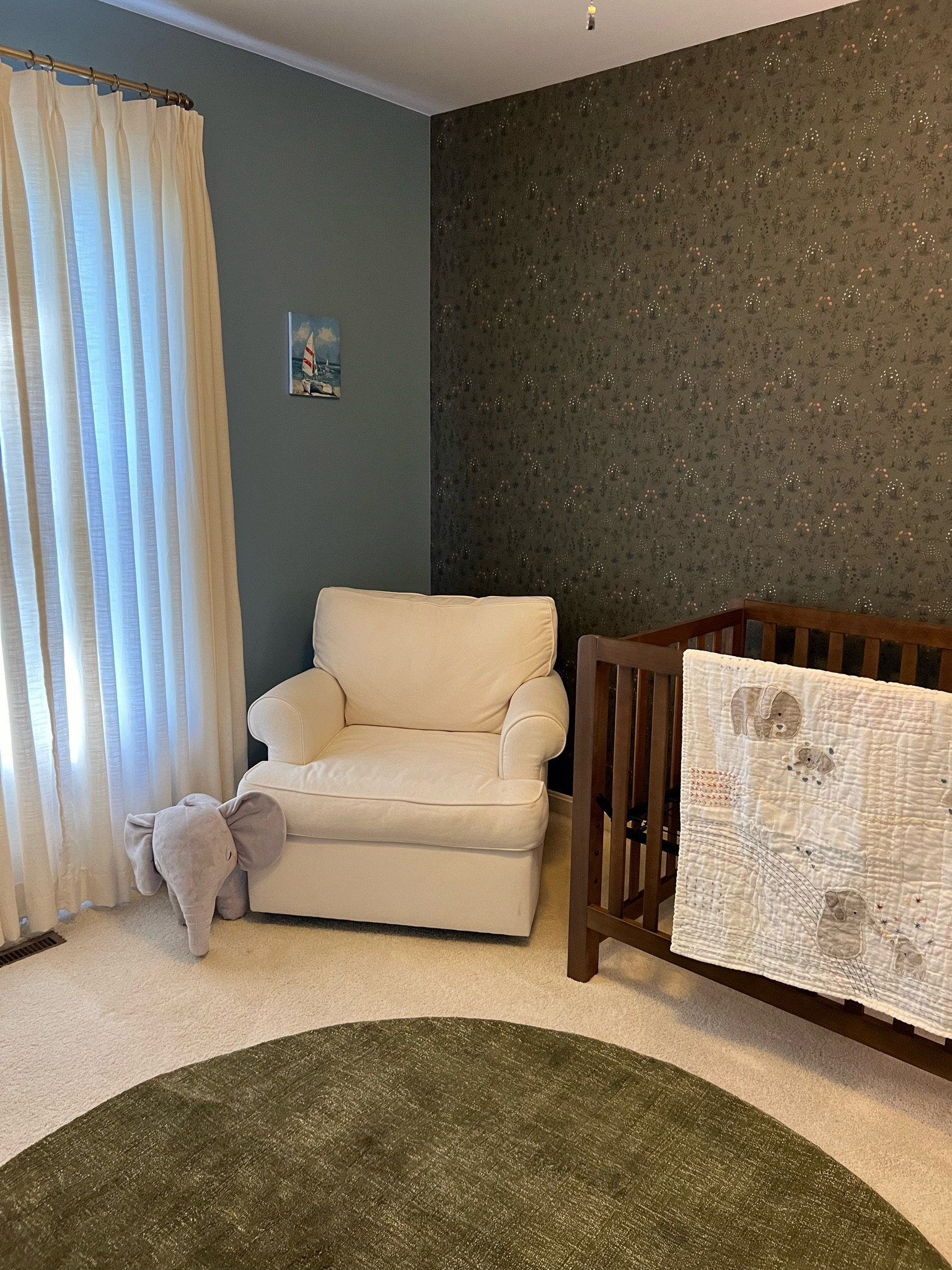 Nursery corner ✨💚

#LTKKids #LTKBaby #LTKStyleTip