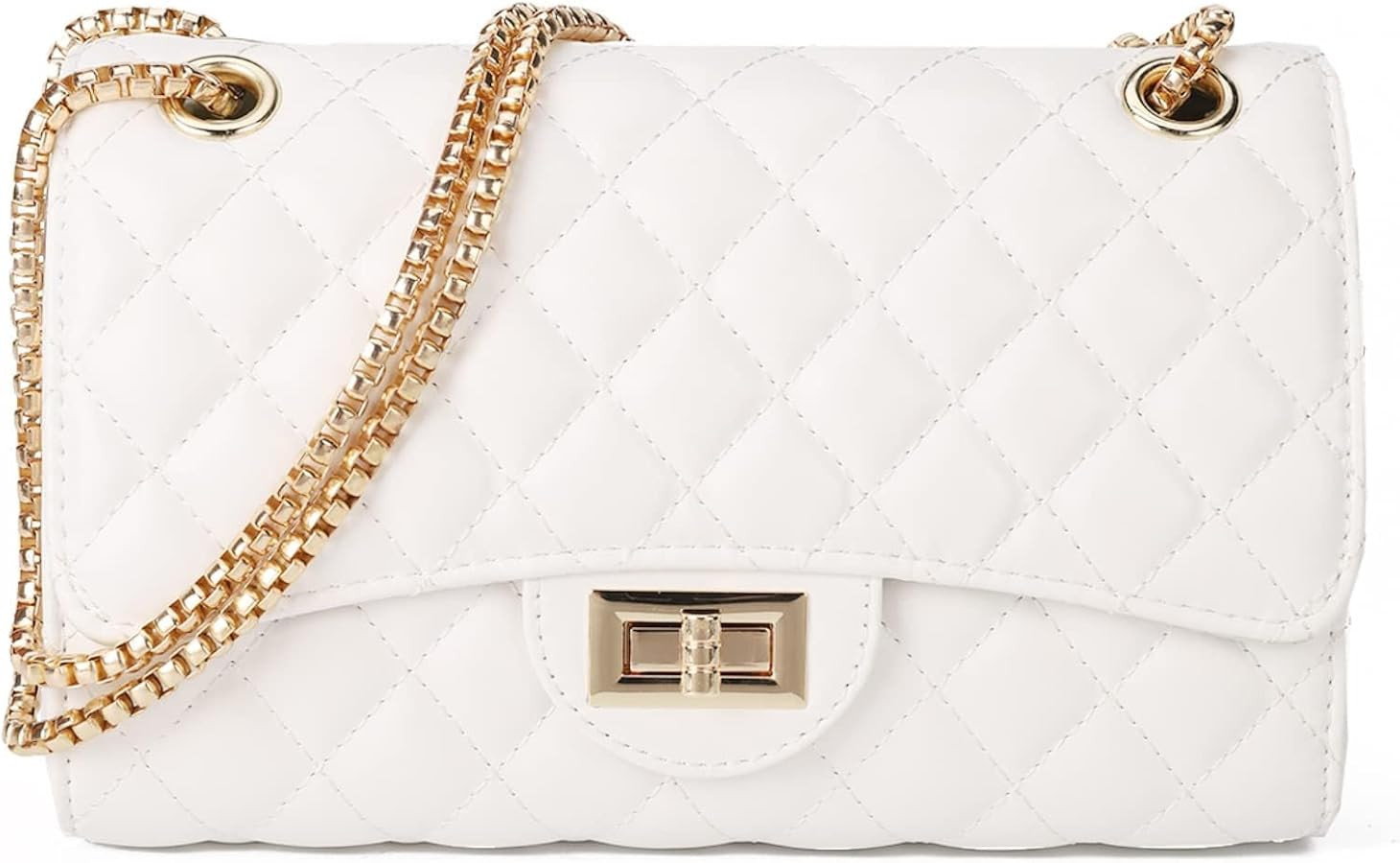 Gladdon Quilted Crossbody Bags for Women Ladies Shoulder Purses with Chain Strap Stylish Clutch P... | Amazon (CA)