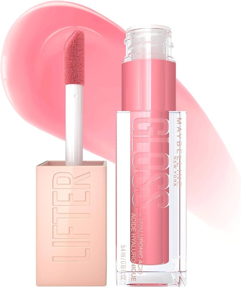 Maybelline New York Lifter Gloss Hydrating Lip Gloss with Hyaluronic Acid, Gummy Bear, Sheer Ligh... | Amazon (US)