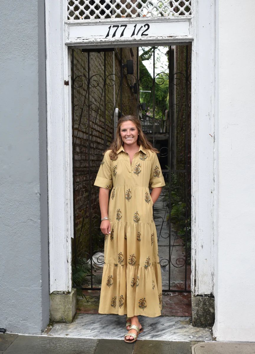 Grace Maxi Dress Caramel Milos | Madison Mathews