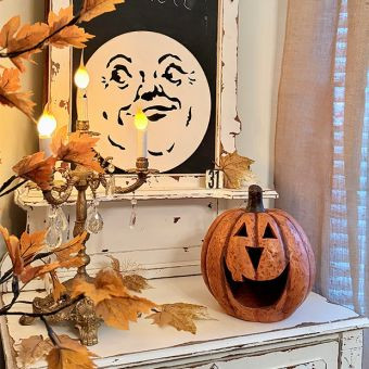 Big Mouth Tabletop Jack O Lantern | Antique Farm House