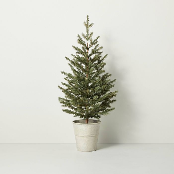 36" Faux Porch Potted Pine Tree - Hearth & Hand™ with Magnolia | Target