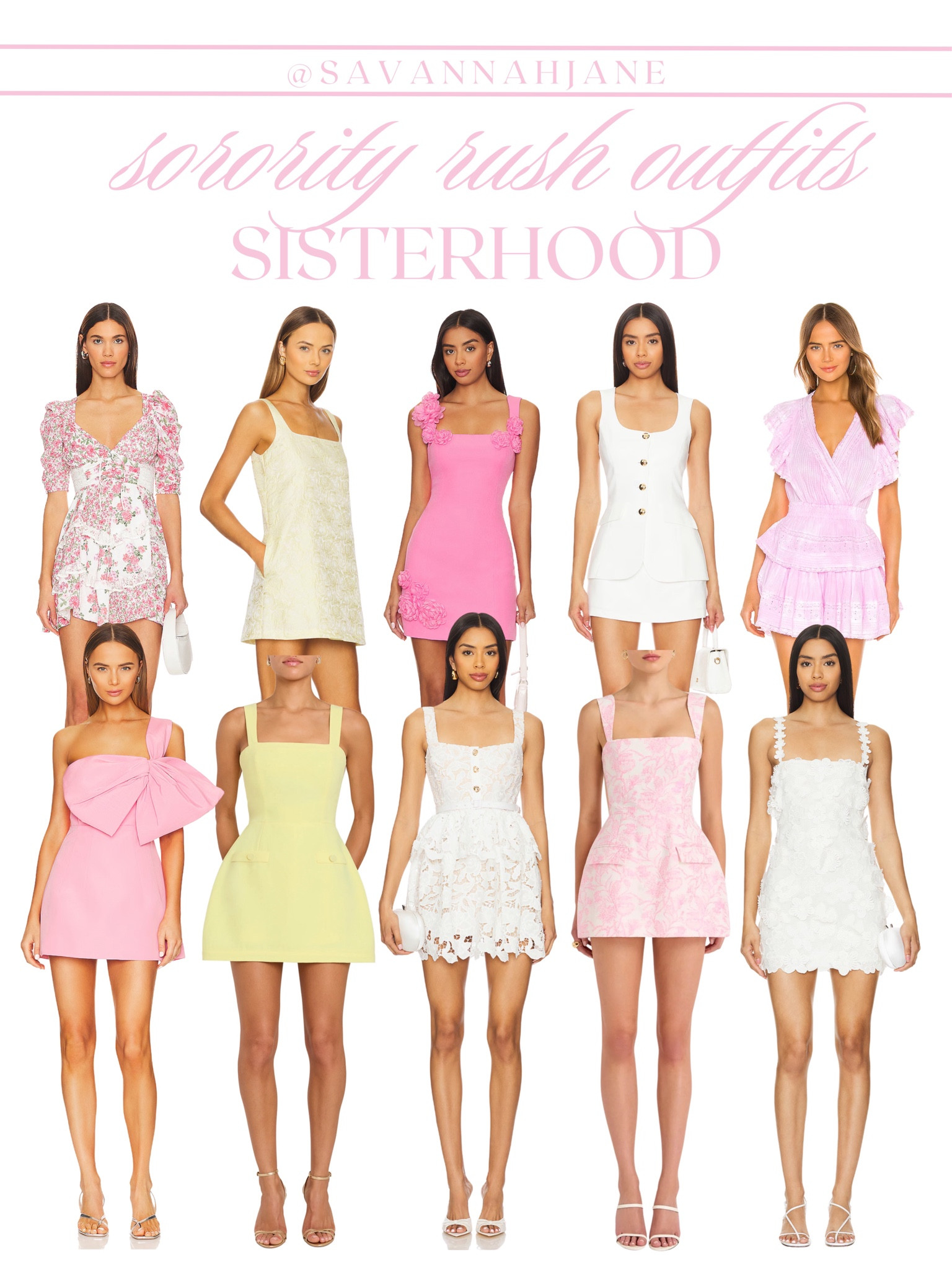 Sisterhood outfit inspo
sisterhood ootd | sorority
rush | rush ootd | rush outfit inspo | sisterhood dress | sisterhood outfit inspo | bama rush | bama rush ootd I SMU rush | SMU rush ootd | SMU rush outfit inspo | chic mini dress | preppy mini dress

#LTKU #LTKPetite #LTKStyleTip