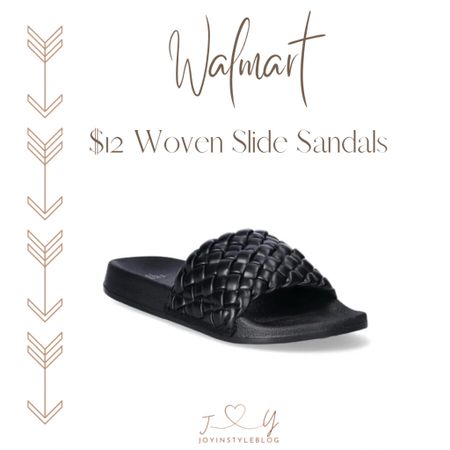 $12 Walmart Time and Tru Women's Woven Slide Sandals / summer sandals / pool sandals / vacation sandals / lake sandals / resort wear 

#LTKfindsunder50 #LTKshoecrush #LTKtravel