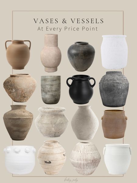Vases and vessels at every price point 

McGee & Co. , found vessel , rustic vase , wayfair cyber week , TJ Maxx finds , Target finds , Target style , Amazon home , Amazon under $50 , affordable home decor , gift guide for her , gifts under $50 , gifts under $25 , gift idea , organic modern , look for less 

#LTKGiftGuide #LTKunder50 #LTKhome