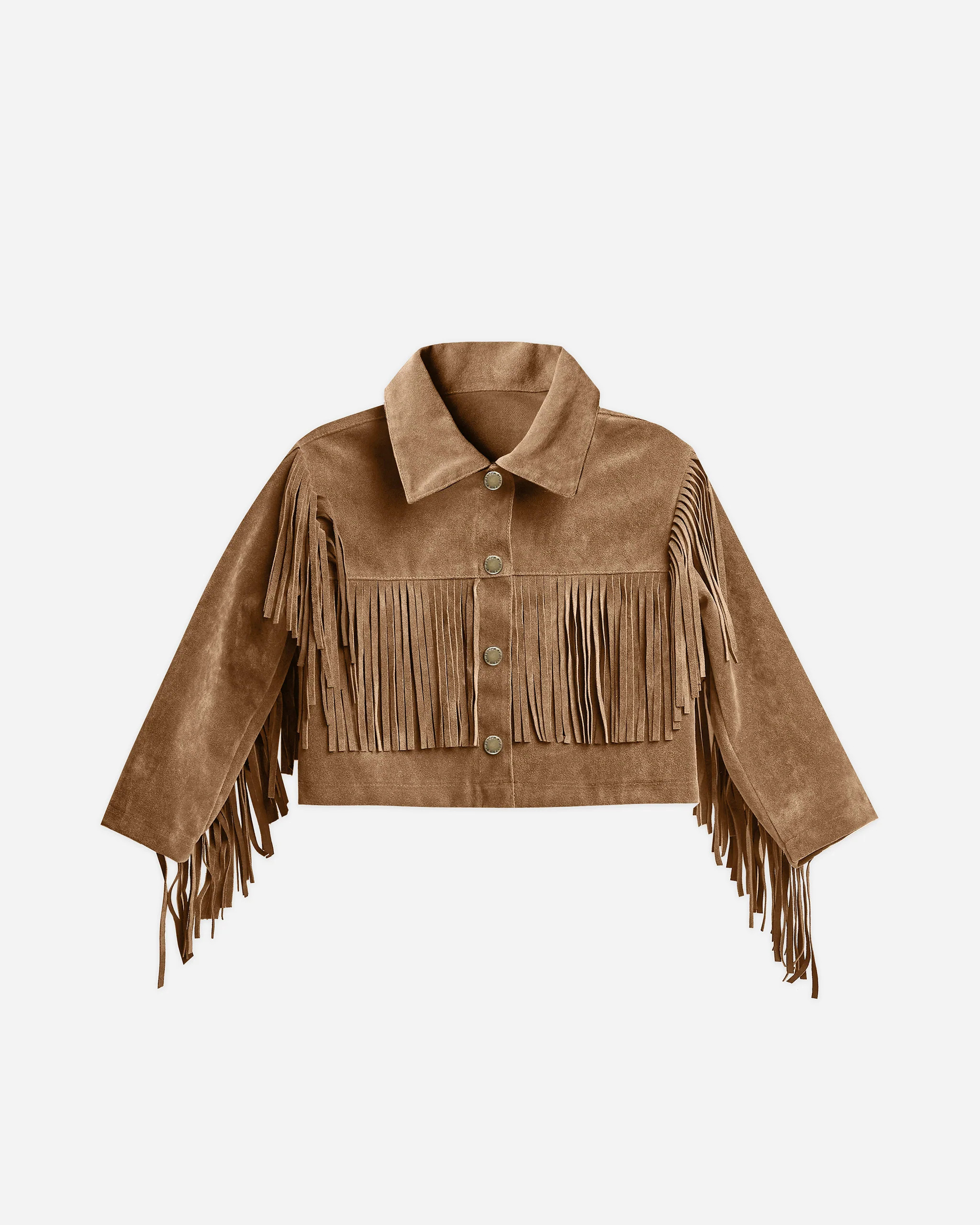 Fringe Jacket || Saddle | Rylee + Cru