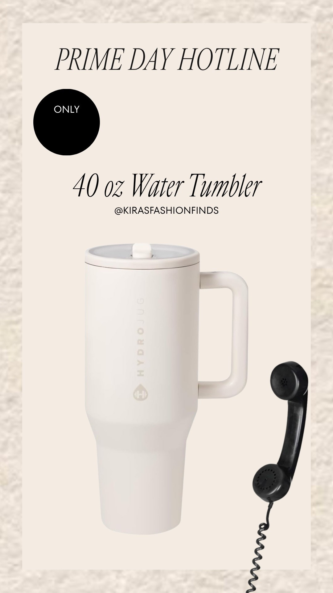 🤍 If you’re trying to drink more water, this is one of those Prime Day deals worth grabbing. I love having a large tumbler with me throughout the day because it makes staying hydrated so much easier. It keeps my water cold for hours, fits in my car cup holder, and saves me from constantly refilling a smaller bottle. One of those everyday items I use way more than I expected.

✨ Si estás tratando de tomar más agua, este deal de Prime Day vale la pena. Me encanta porque mantiene el agua fría por horas y hace que sea mucho más fácil cumplir mis metas de hidratación.

Follow me on Instagram and YouTube
@kirasfashionfinds

#LTKHome #LTKvlog #LTKSaleAlert