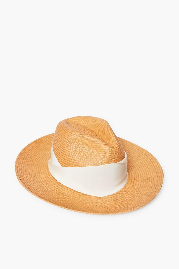 Butterscotch And Ivory Gardenia Hat | Tuckernuck (US)