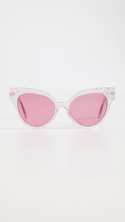Glitter Chelsea  Cat Eye Sunglasses | Shopbop