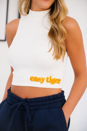 EASY TIGER WHITE TANK | Judith March