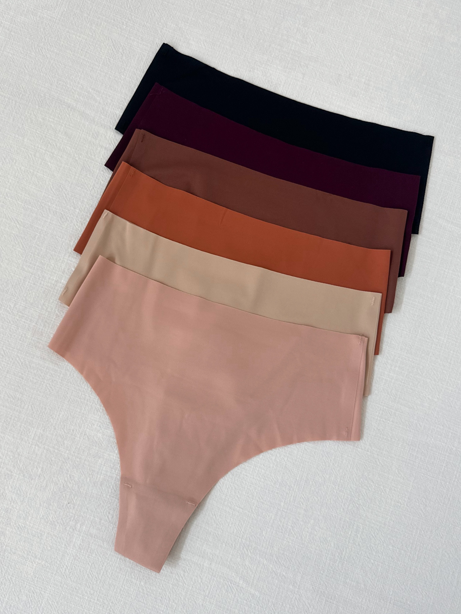 Seamless, high-waisted underwear! Soooo good. 