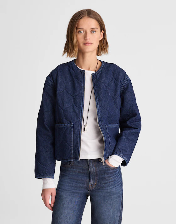 Quilted Denim Jacket | Madewell