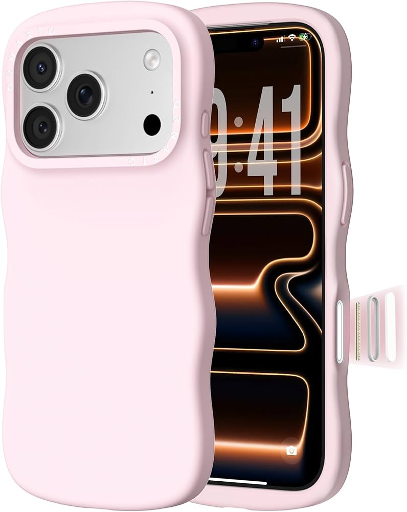 ORNARTO Coque pour iPhone 17 Pro Max 6,9" - Housse Féminine en Silicone Liquide à Bordure Ondul... | Amazon (FR)