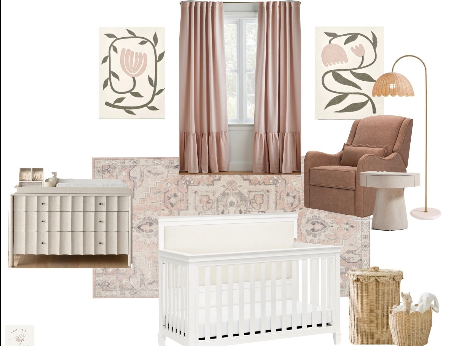 Girl nursery 

#LTKHome #LTKBaby #LTKmomlife