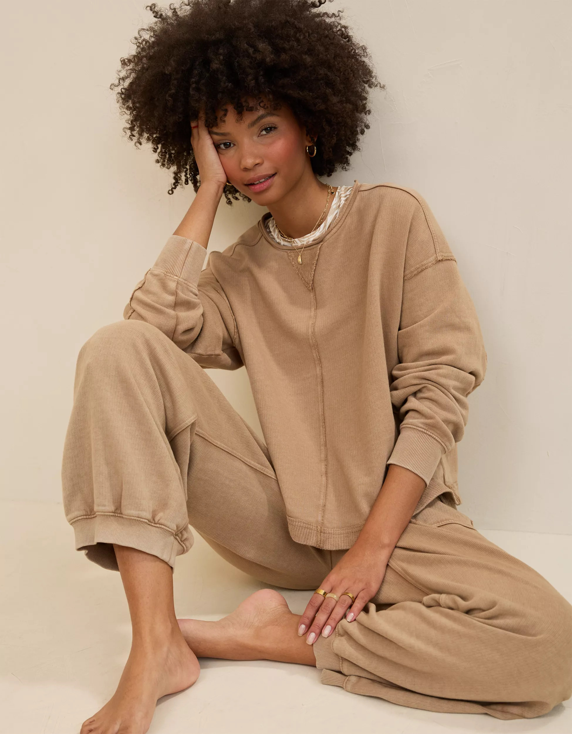 Aerie Vacay Crew Sweatshirt | Aerie