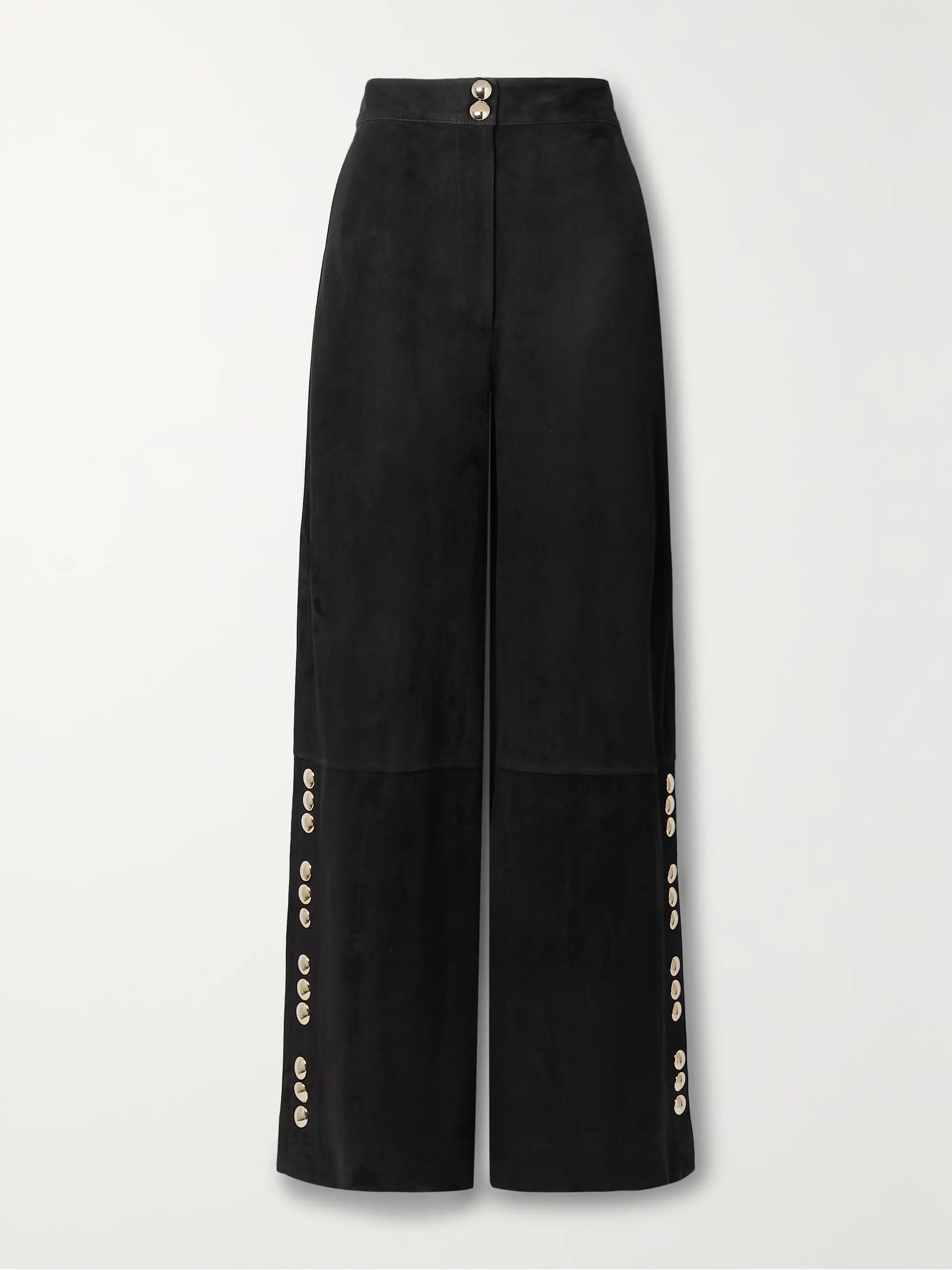Krisla embellished suede wide-leg pants | NET-A-PORTER (UK & EU)