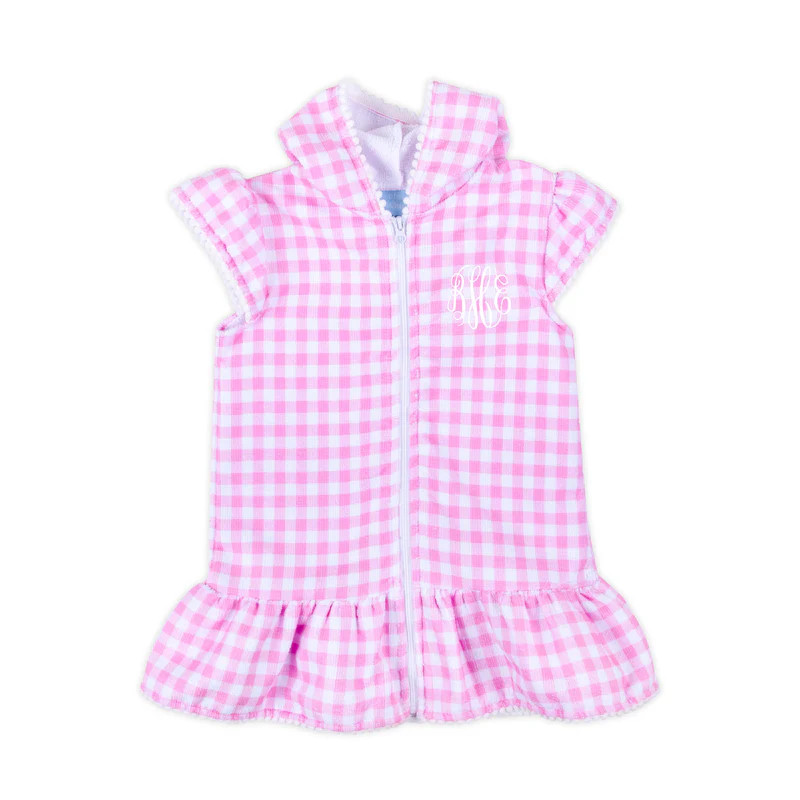 Pink Gingham Swim Cover Up | Classic Whimsy