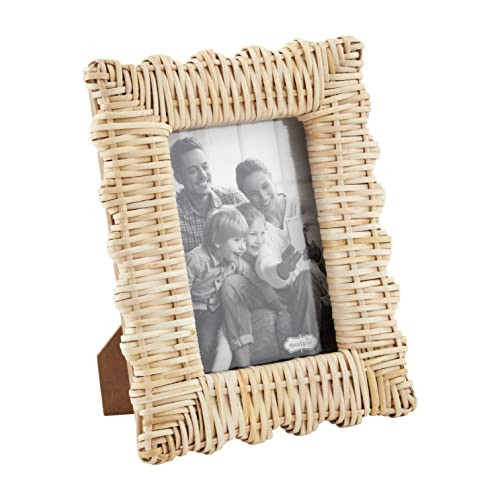 Mud Pie Woven Frame, Large, 5x7 | Amazon (US)