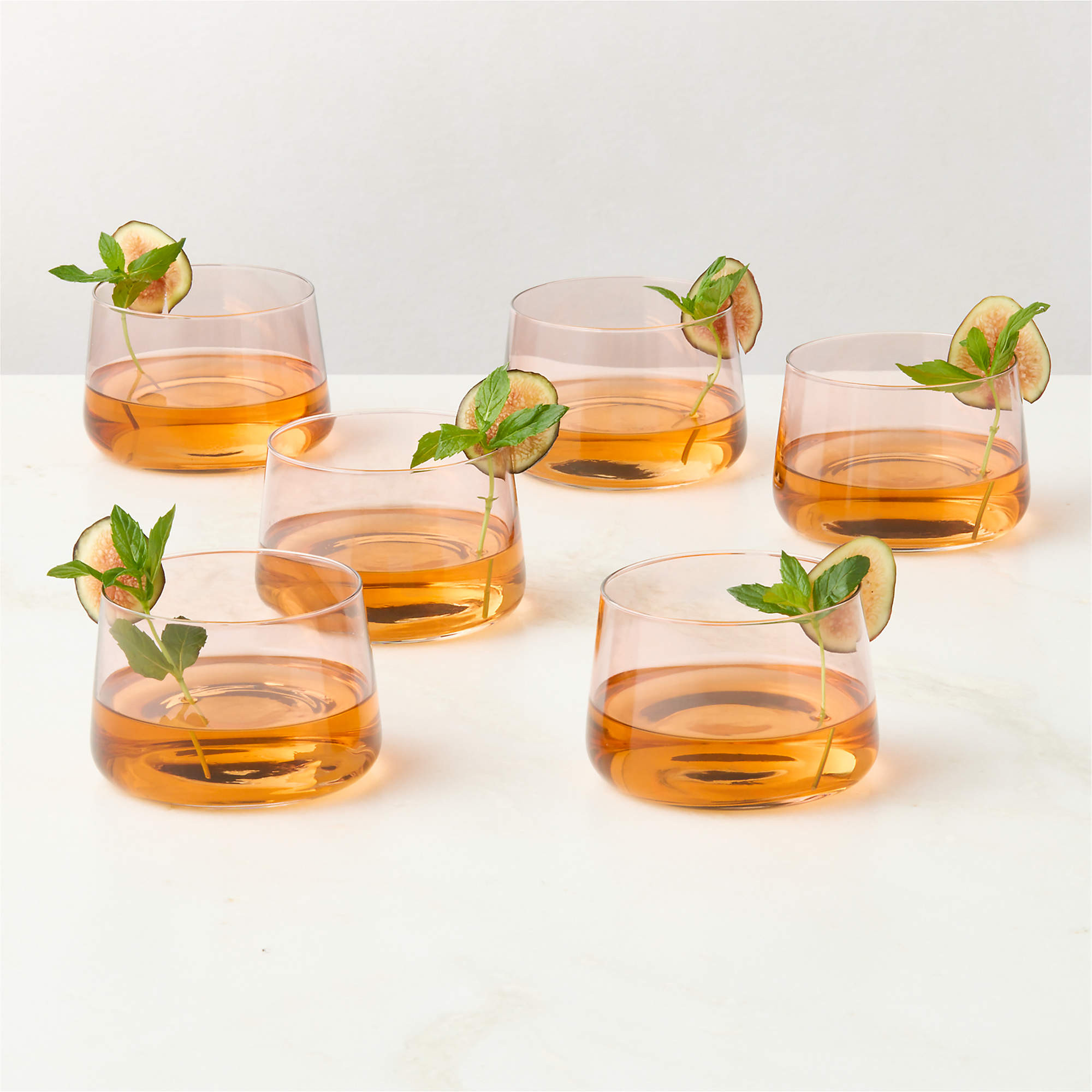 Neat Burgundy Tasting Glasses Set of 6 + Reviews | CB2 | CB2