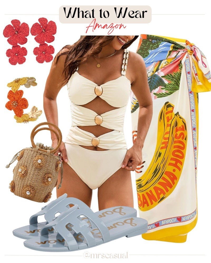 Amazon swimsuits are stepping it UP 👏 flattering, chic, and under $40 — obsessed with this one 🔗⬇️

#LTKSeasonal #LTKSwim #LTKootd