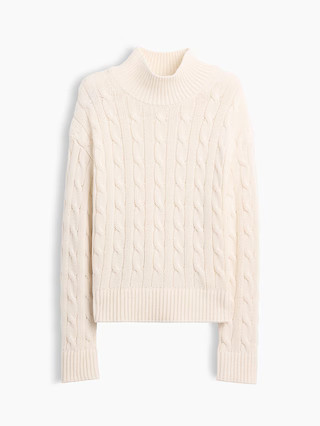 100% Cotton Oversized Mockneck Sweater | Gap (US)