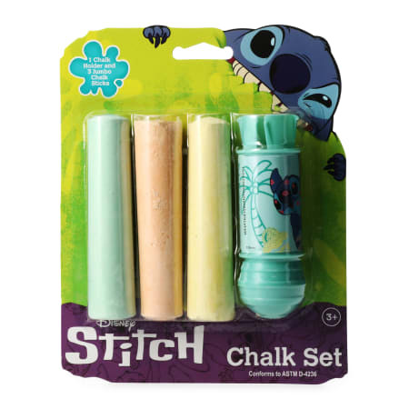 Disney Stitch™ Sidewalk Chalk & Holder 4-Piece Set | Five Below